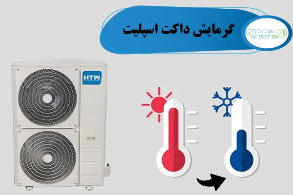 توانایی و قابلیت تبدیل به سیستم گرمایشی داکت اسپلیت